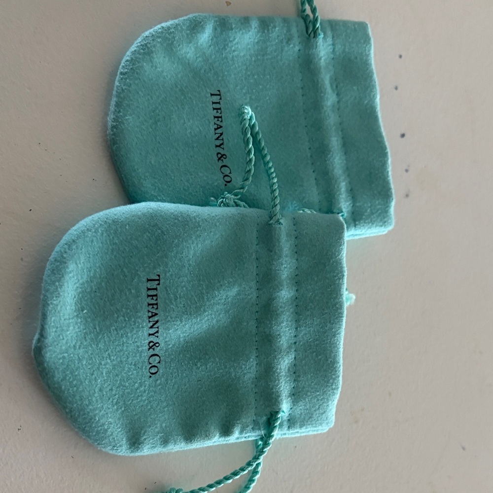 Tiffany & Co. Turquoise Velvet Pouches